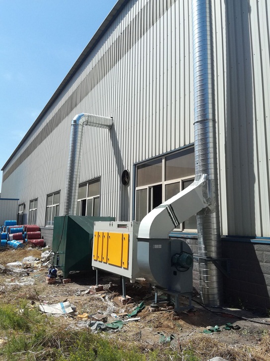 皮革廠臭味去除，動(dòng)物皮毛蛋白質(zhì)熟化臭味凈化方案方法，溶媒吸附等離子凈化設(shè)備