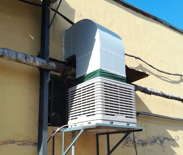 安裝環(huán)?？照{(diào)+工業(yè)大風(fēng)扇給車(chē)間降溫怎么樣