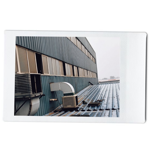 鋼揪廠降溫冷風(fēng)機安裝